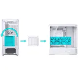 Case JONSBO D400 White – ATX| Kính Cường Lực| Tản Nhiệt Tốt